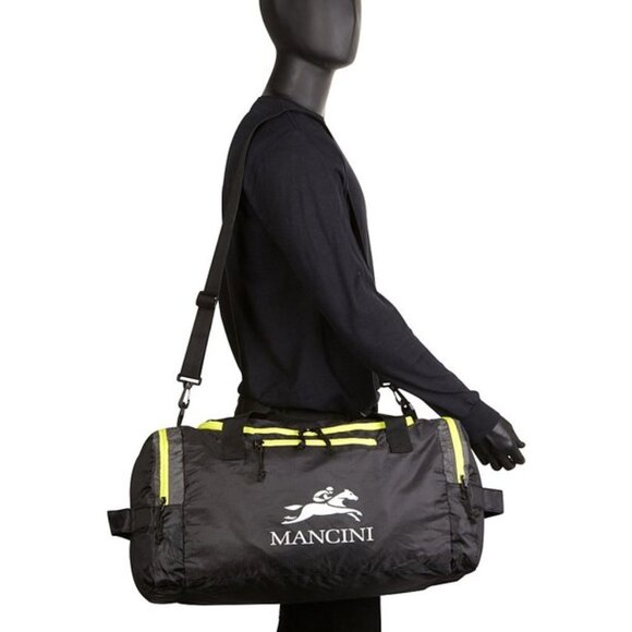 Mancini Leather Goods Travel Packable Duffle Bag - Picture 1 of 5